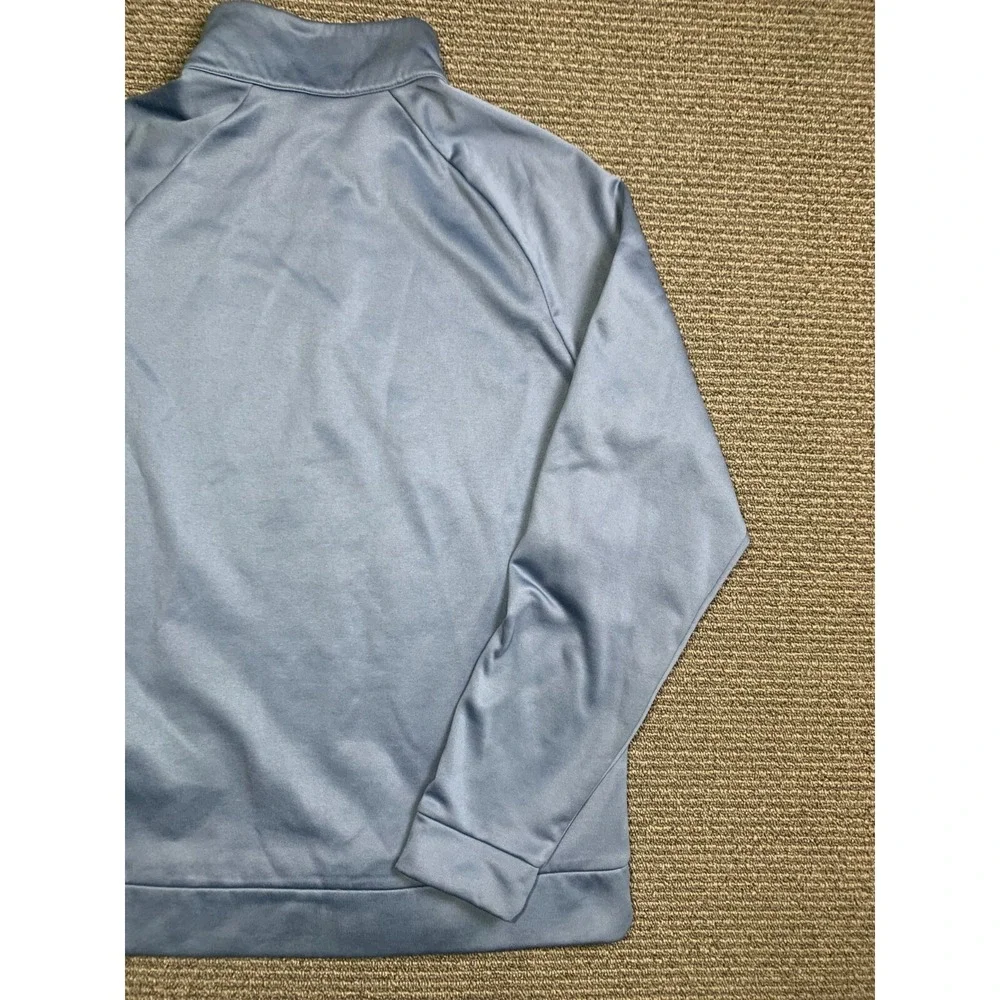 Nike Sweatshirt Mens M Blue DriFit 1/4 Zip Lightweight Pullover Activewear Top